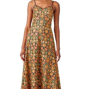 ML Monique Lhuillier Embroidered Gown